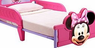 Disney Professional Quality Disney Minnie Mouse 3D Footboard Toddler Bed