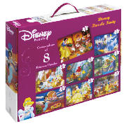DISNEY Puzzle Box - 8 Jigsaws