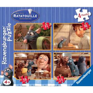 Disney Ratatouille 4 In A Box Jisaw Puzzles