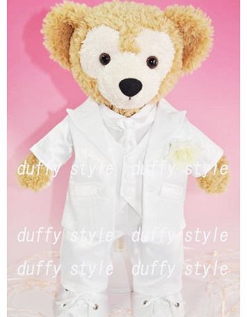 The clothes Wedding suit White D398B good to ``Duffy Style`` Original size 43cm S DUFFY sherry May stuffed (japan import)