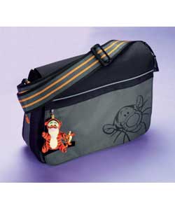 Tigger Flap Bag - Black and Grey