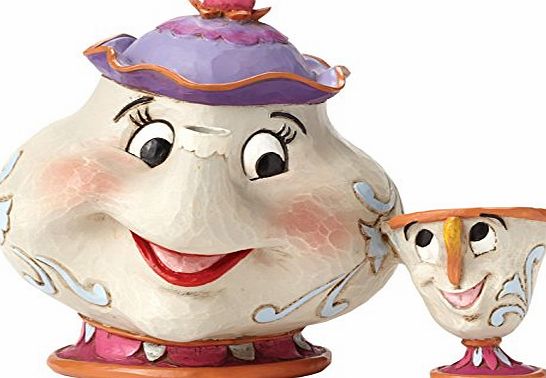 Disney Traditions Mrs Potts And Chip Sculpture