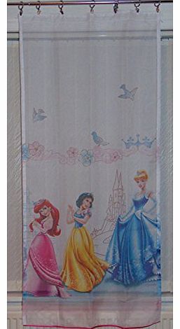 Disney voile net curtain/panel PRINCESSES -width 75cm/29.5`` x drop 160cm(63``) ready made