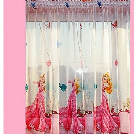 Disney Voile Net Curtain RAPUNZEL 225cm width x 138cm drop 