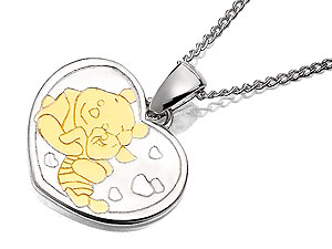 Winnie the Pooh and Piglet Gold Plated on