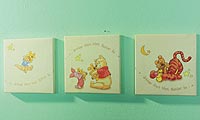 Disney Winnie the Pooh Babies Canvas Picture Set