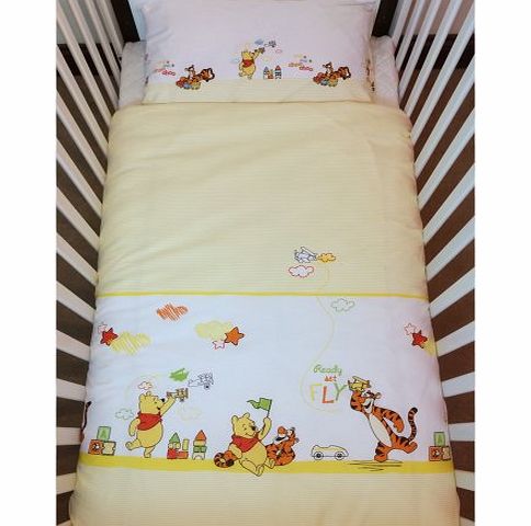 Disney Winnie the Pooh Ready Set Fly Bedding Set for Cotbed