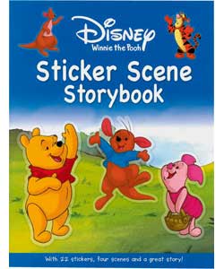 Disney Winnie the Pooh Sticker Scene Story