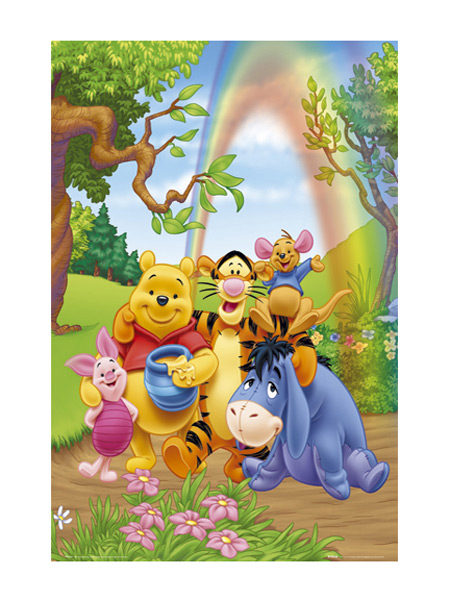 Disney Winnie the Pooh Winnie the Pooh Poster `roup`Design Maxi FP1341