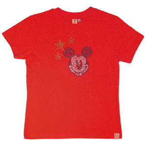 Disneys Ink and Paint Ink & Paint Mickey Stars Diamonte Tee