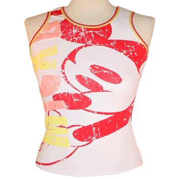 Disneys Ink and Paint Neon Micky Vest Top