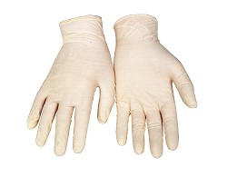 disposable Latex Gloves x 50 Pairs