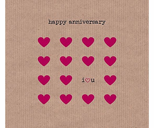 Distinkt Cards I Heart You Anniversary Card