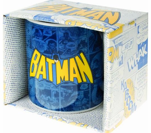 DC Comics Batman Retro Fine Porcelain 350ml Boxed mug