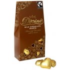 Divine Chocolate Divine Milk Chocolate Hearts 125g