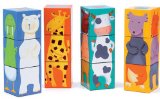 DJECO 12 COLOUR ANIMAL BLOCKS