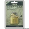 DK Tools Security Padlock With 3 Keys 38mm XXSEL02