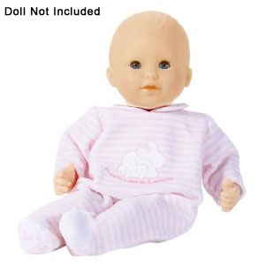 DKL Corolle Pink Striped Pyjamas 30cm Doll