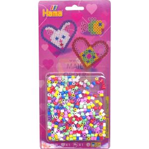 Hama Beads Hearts and Fish Kit Midi Beads