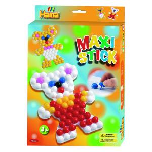 Hama Beads Maxi Stick Teddy Bear Hagning Box Set