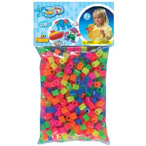 DKL Hama Beads My First Hama Maxi Beads 500 Fluorescent
