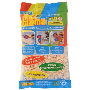 DKL Hama Midi Beads Night Glow Red 1000