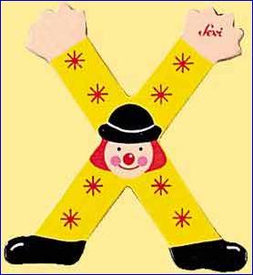 Sevi Alphabet Letter X