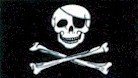 Skull and Crossbones Pirate Flag 5 x 3