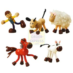 Wonderworld Wonderland Farm Animal Set
