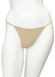 DKNY Cotton Lycra thong three pair pack