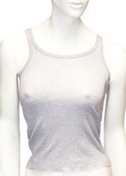 Jersey rib tank top