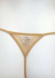 DKNY Mesh low rise thong three pair pack