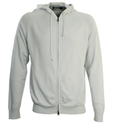 DKNY Aluminium Grey Full Zip Hooded Sweater