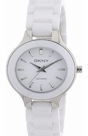 DKNY Ceramic Bracelet Mother-of-pearl Dial Womens watch #NY4886