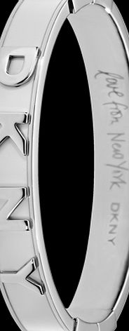 DKNY Colourburst White Enamel and Steel Bracelet