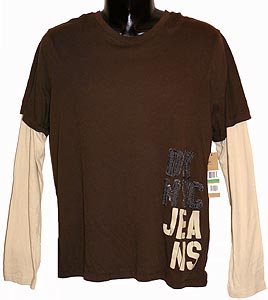 DKNY Jeans - Long-sleeve Crew-neck Tee-shirt