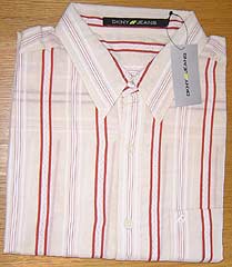 Jeans - Long-sleeve Stripe Shirt