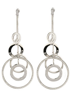 DKNY Jewellery DKNY Circles Steel Medium Multi Circle Earrings