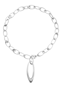 DKNY Jewellery DKNY Organic Glitz Steel and Rhinestone Necklace