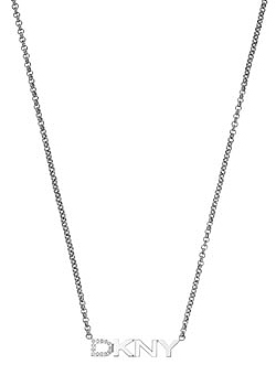 DKNY Steel Charming Logo Necklace NJ1403040