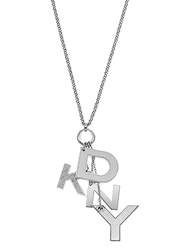 DKNY Jewellery DKNY Steel Drop Letter Logo Pendant NJ1314040
