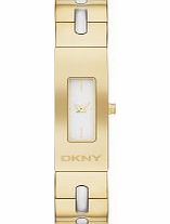 DKNY Ladies Beekman White Gold Watch