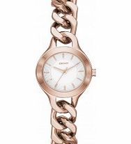 DKNY Ladies Chambers Rose Gold Watch