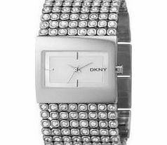 DKNY Ladies Essentials and Glitz Silver Steel