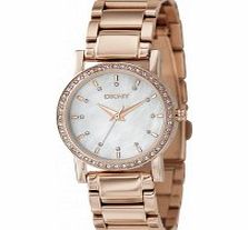 DKNY Ladies Rose Gold Watch