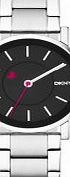 DKNY Ladies Soho Black Silver Watch