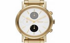 DKNY Ladies SoHo Gold Watch