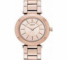 DKNY Ladies Stanhope 2.0 Rose Gold Tone Watch
