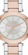 DKNY Ladies Stanhope 2.0 Two Tone Watch
