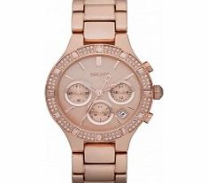 DKNY Ladies Street Smart Rose Gold Chronograph